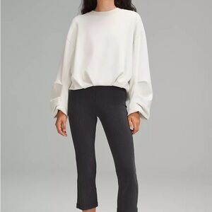 Black Ribbed Women's Pants